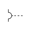 Electromagnetic actuator symbol