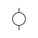 Armature of motor symbol