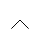 3-phase, 4-wire ungrounded symbol