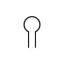 Unshielded loop antenna symbol