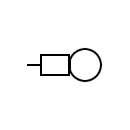 Electric doorbell symbol