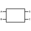Semi-adder symbol