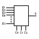 Multiplexer symbol