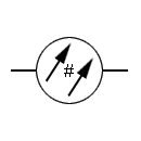 Fiber optic cable symbol