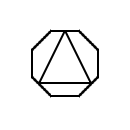 Primary optical hub symbol