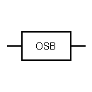 Optical splice box symbol