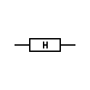 Resistor array symbol
