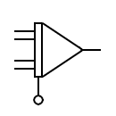 Operational amplifier integrator symbols