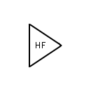 HF amplifier symbol