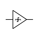 Symbol of magnetic amplifier