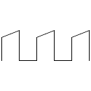 Trapezoidal wave symbol