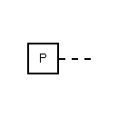 Pressure actuator symbol