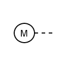 Electric motor control symbol