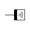 IR emitter symbol