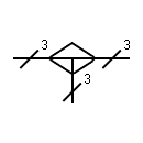 Junction box symbol, 3 wires