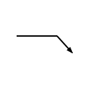 Electrical Conduits / Channeling to lower level symbol