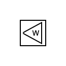 Wi-Fi booster floor mounted symbol