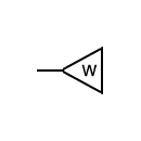 Wi-Fi booster wall mounted symbol