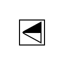 Combination telephone and data outlet floor mounted symbol