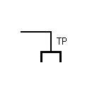 Telephone socket symbol