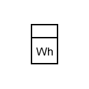 Watt hour meter symbol