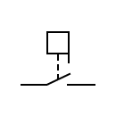 Flow switch symbol