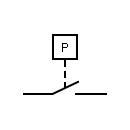 Pressure switch symbol