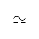 Mixed current symbol