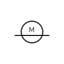 Linear motor symbol
