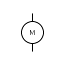 Electric motor symbol
