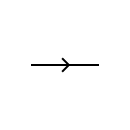Flow direction symbol
