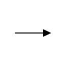 Force or unidirectional linear symbol