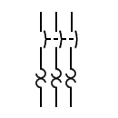 Circuit breaer with thermal OL symbol