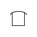 Electrical enclosure / outside cabin symbol