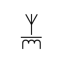 Ferrite antenna symbol / Ferrite rod aerials