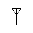 Antenna, aerial symbol, generic symbol