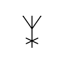 Direction finding antenna symbol