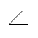 Direction of radiation fixed in azimuth and elevation symbol