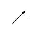 Direction of radiation variable in azimuth symbol