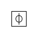 through connector symbol