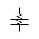 Unbalanced attenuator symbol