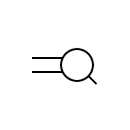 Phono cartridge symbol