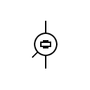 Piezoelectric phono cartridge symbol
