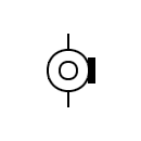 Carbon microphone symbol