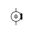 Capacitor microphone symbol