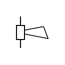 Claxon electric horn symbol