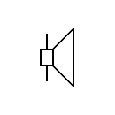 Speaker symbol