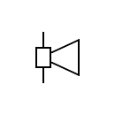 Electric horn symbol