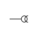 Power connector with electrical transformer symbol