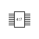 7-segment decoder symbol